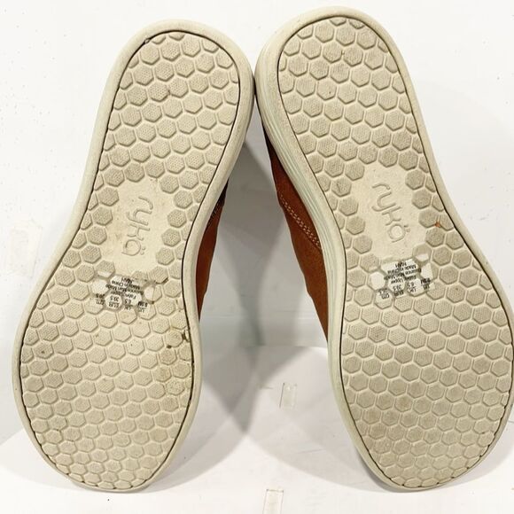 Ryka Women Water Repellent‎ Niah Wedge Ankle Boots Sz 9.5 M Brown Fabric Slip On - Picture 8 of 13